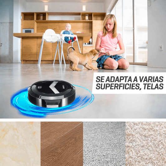 HomeBot Clean™ – Aspiradora Inteligente para el Hogar