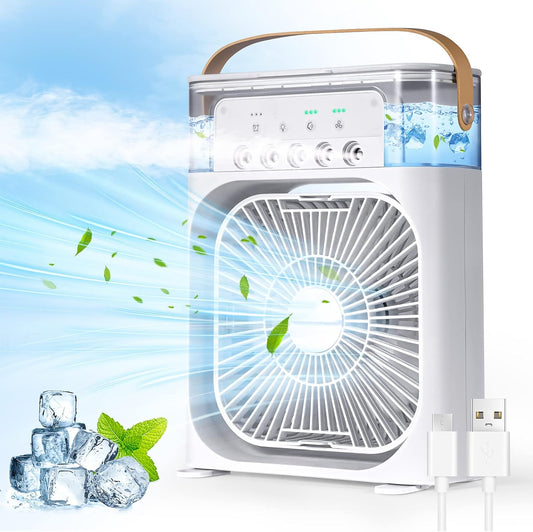 BreezeLuxe™ - Ventilador con Humidificador