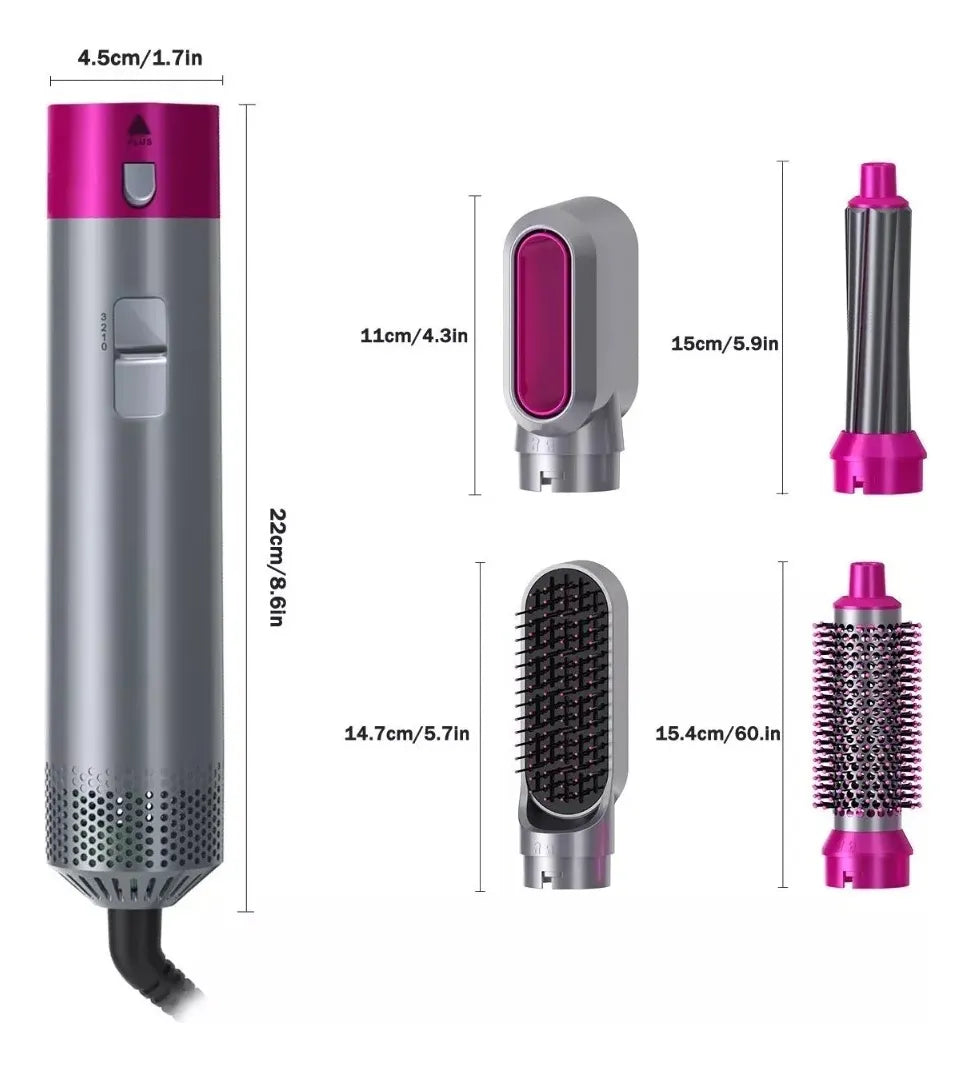 StylerPro™ 5 en 1 – Cepillo para Pelo