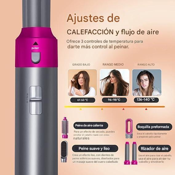 StylerPro™ 5 en 1 – Cepillo para Pelo