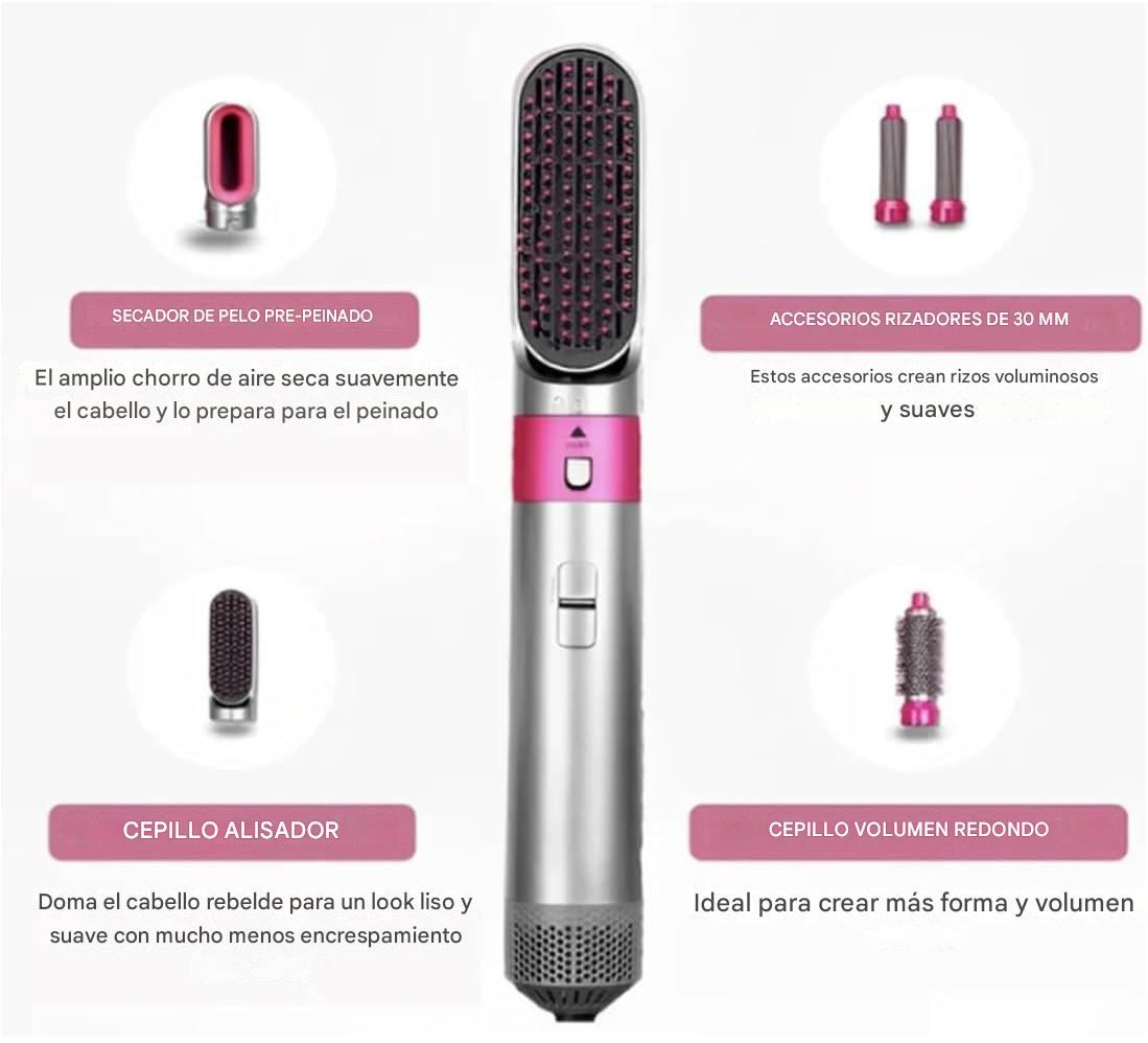 StylerPro™ 5 en 1 – Cepillo para Pelo