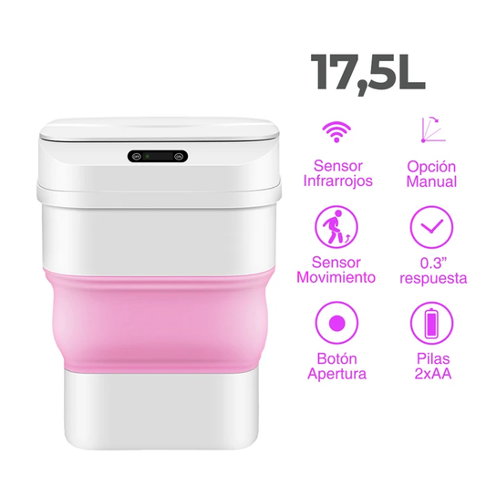 SmartBin™– Basurero Inteligente Plegable Sensor Automático